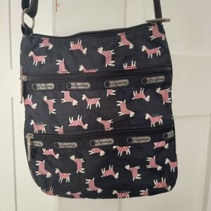 LeSportsac Kylie Pink Terrier Crossbody Bag